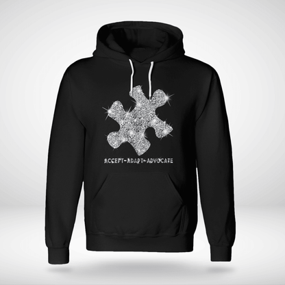 Act - Adapt - Advocate The Autism T-Shirt, Gift for People with Depression,