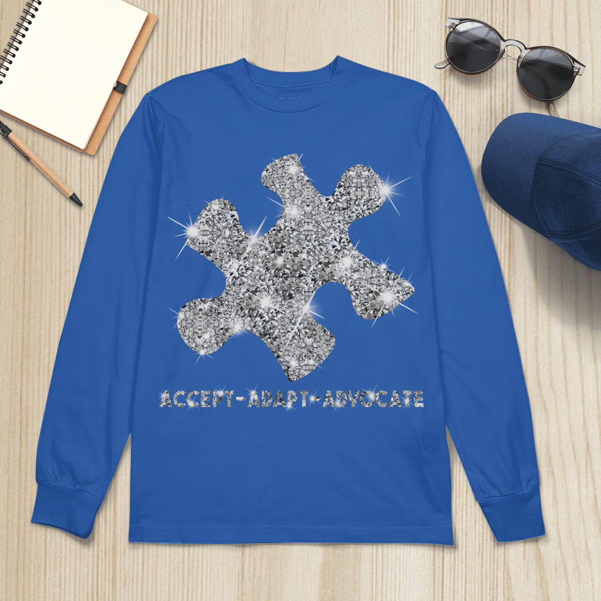 Act - Adapt - Advocate The Autism T-Shirt, Gift for People with Depression,