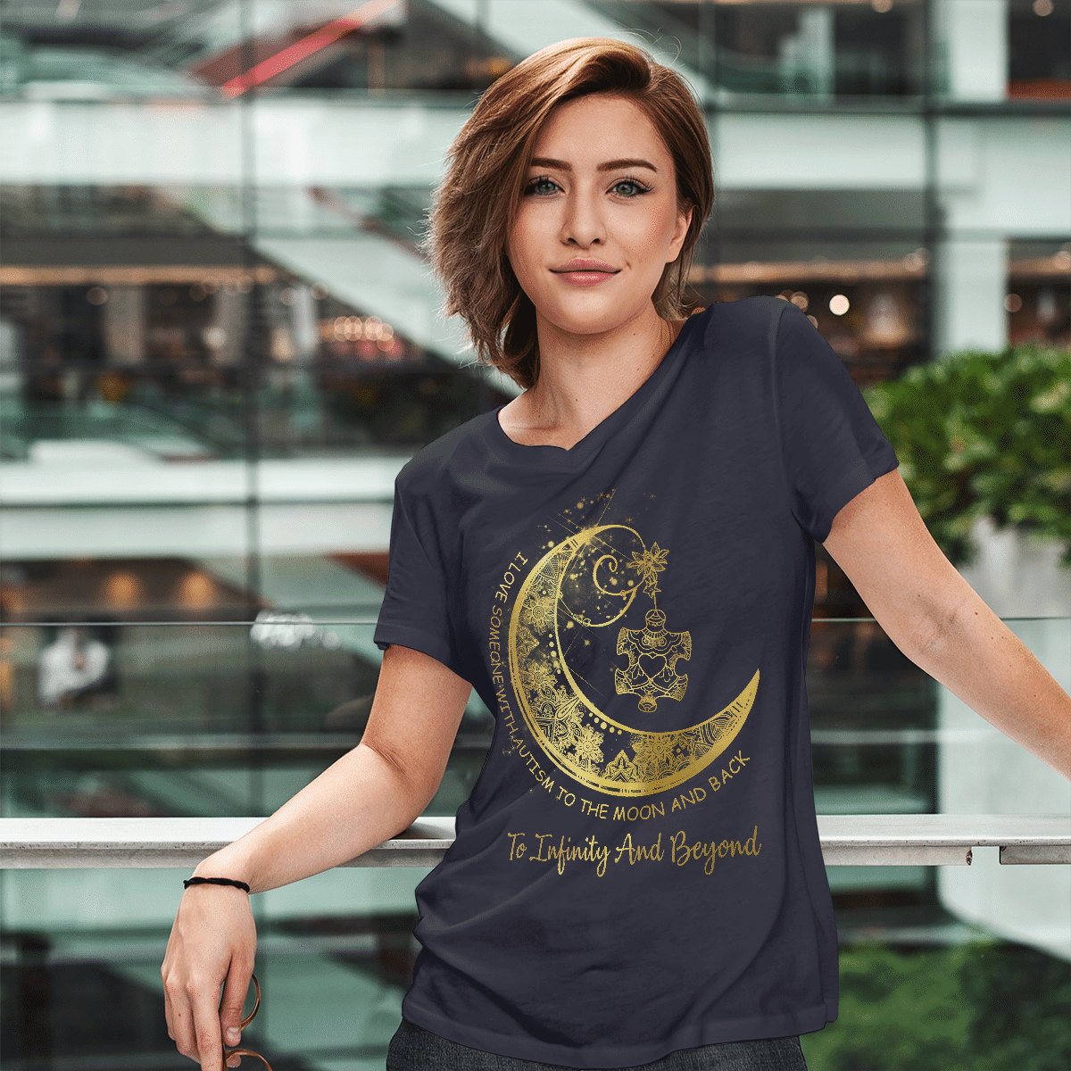 To Infinity And Beyond The Autism T-Shirt, Gift for People with Depression,