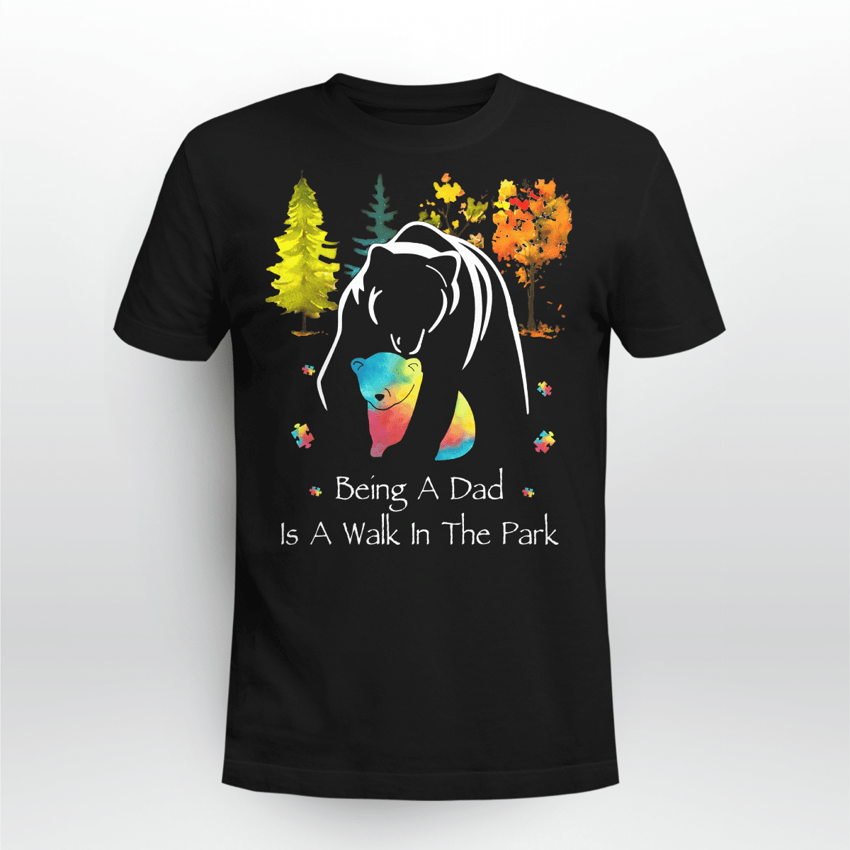 Autism dad The Autism T-Shirt, Gift for People with Depression,