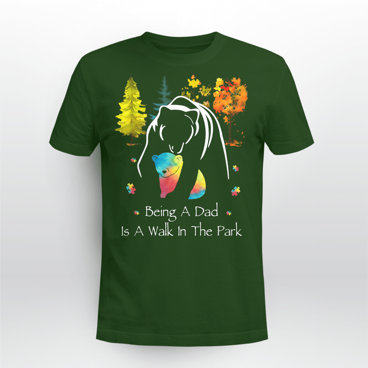 Autism dad The Autism T-Shirt, Gift for People with Depression,