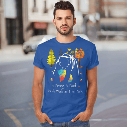 Autism dad The Autism T-Shirt, Gift for People with Depression,