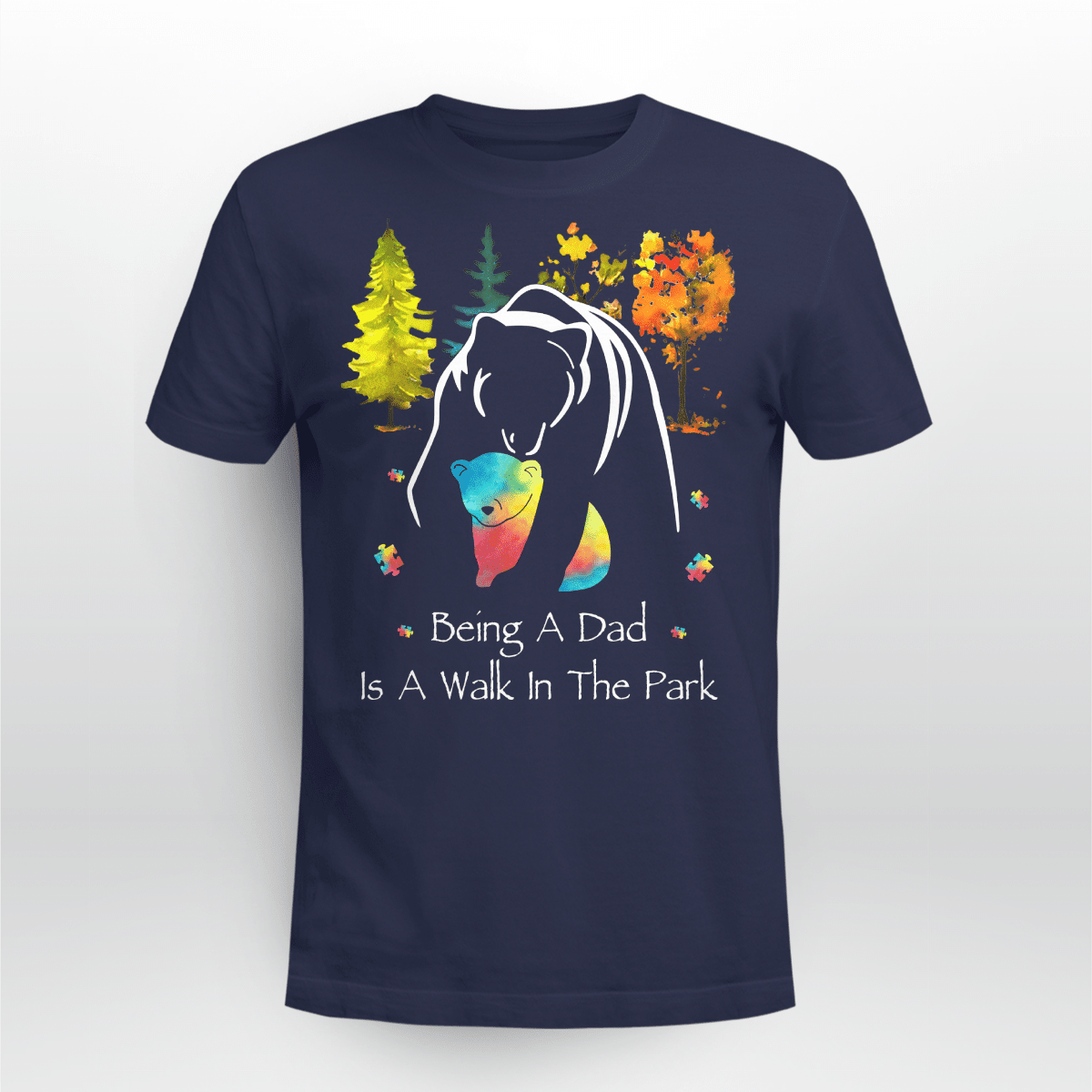 Autism dad The Autism T-Shirt, Gift for People with Depression,