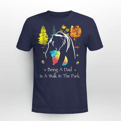 Autism dad The Autism T-Shirt, Gift for People with Depression,