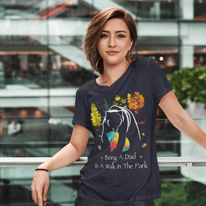 Autism dad The Autism T-Shirt, Gift for People with Depression,