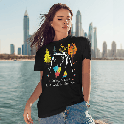 Autism dad The Autism T-Shirt, Gift for People with Depression,