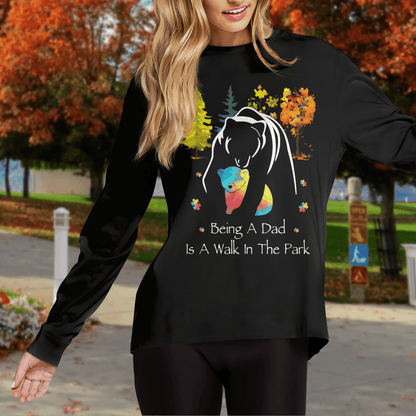 Autism dad The Autism T-Shirt, Gift for People with Depression,