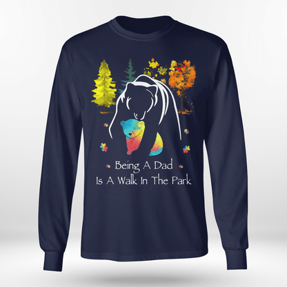 Autism dad The Autism T-Shirt, Gift for People with Depression,