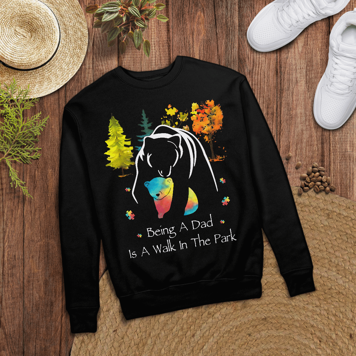 Autism dad The Autism T-Shirt, Gift for People with Depression,