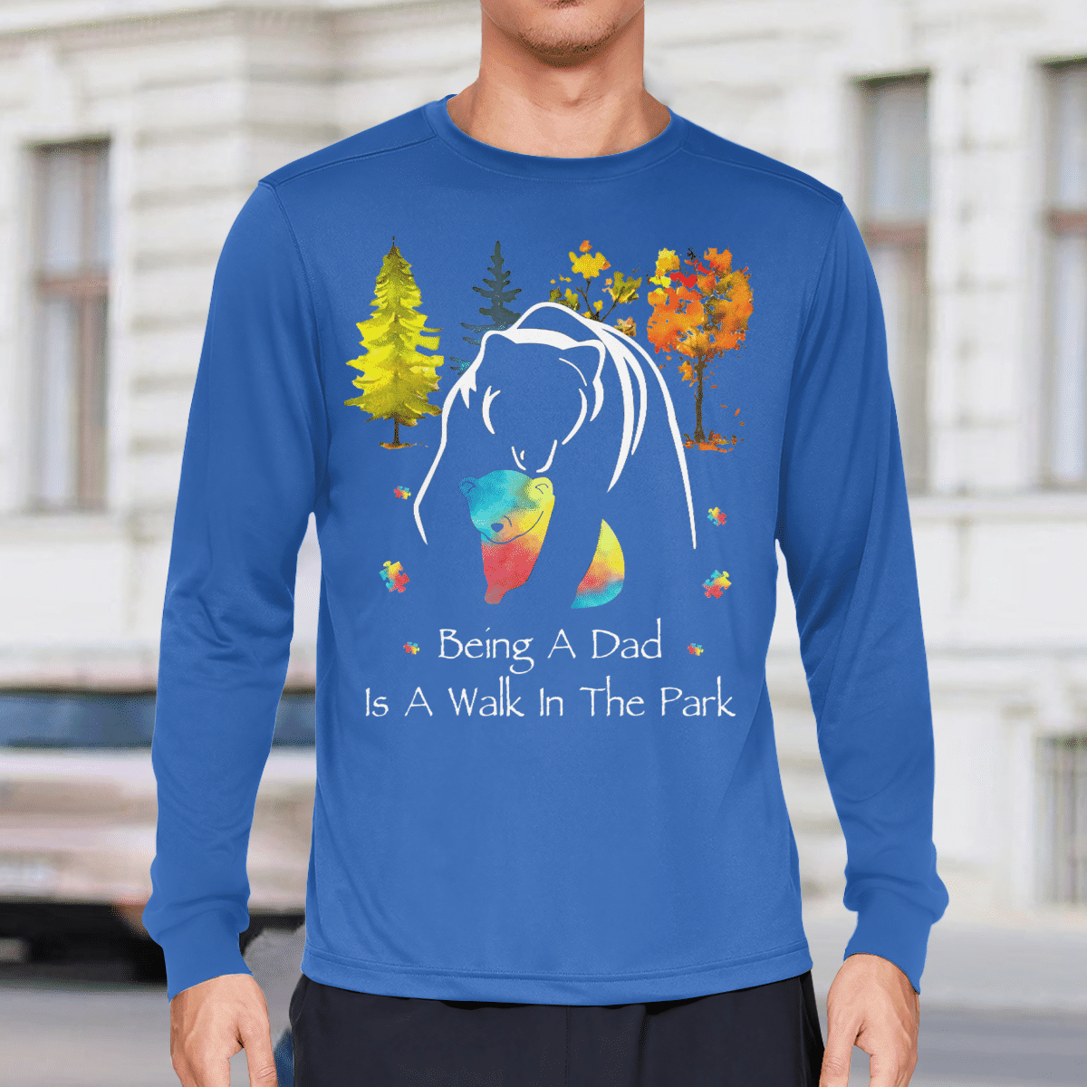 Autism dad The Autism T-Shirt, Gift for People with Depression,