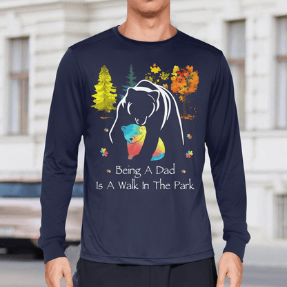 Autism dad The Autism T-Shirt, Gift for People with Depression,