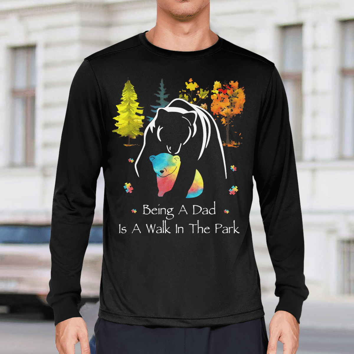 Autism dad The Autism T-Shirt, Gift for People with Depression,