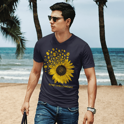 Act - Understand - Love The Autism T-Shirt, Gift for People with Depression,