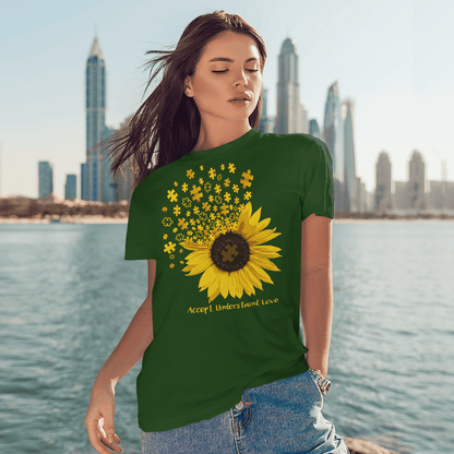 Act - Understand - Love The Autism T-Shirt, Gift for People with Depression,