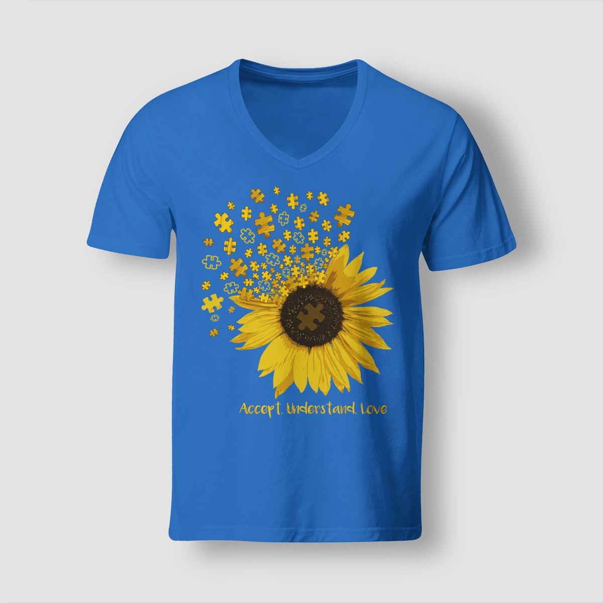 Act - Understand - Love The Autism T-Shirt, Gift for People with Depression,