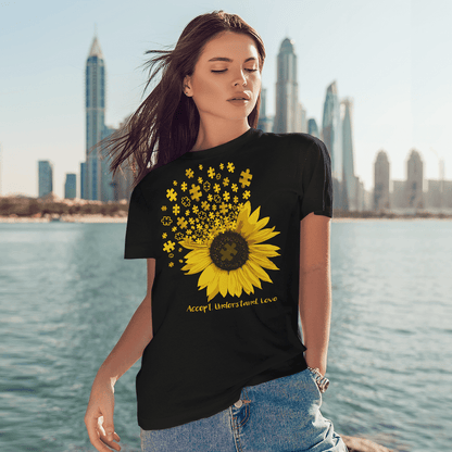 Act - Understand - Love The Autism T-Shirt, Gift for People with Depression,