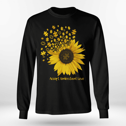 Act - Understand - Love The Autism T-Shirt, Gift for People with Depression,
