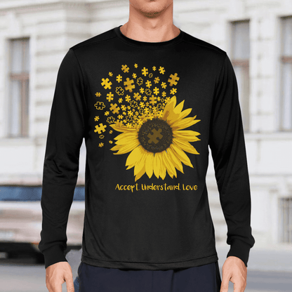 Act - Understand - Love The Autism T-Shirt, Gift for People with Depression,