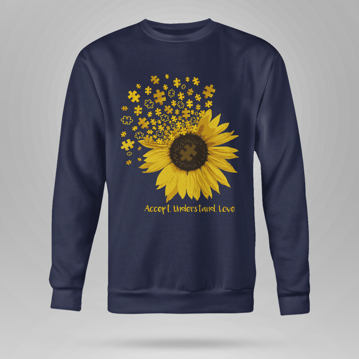 Act - Understand - Love The Autism T-Shirt, Gift for People with Depression,