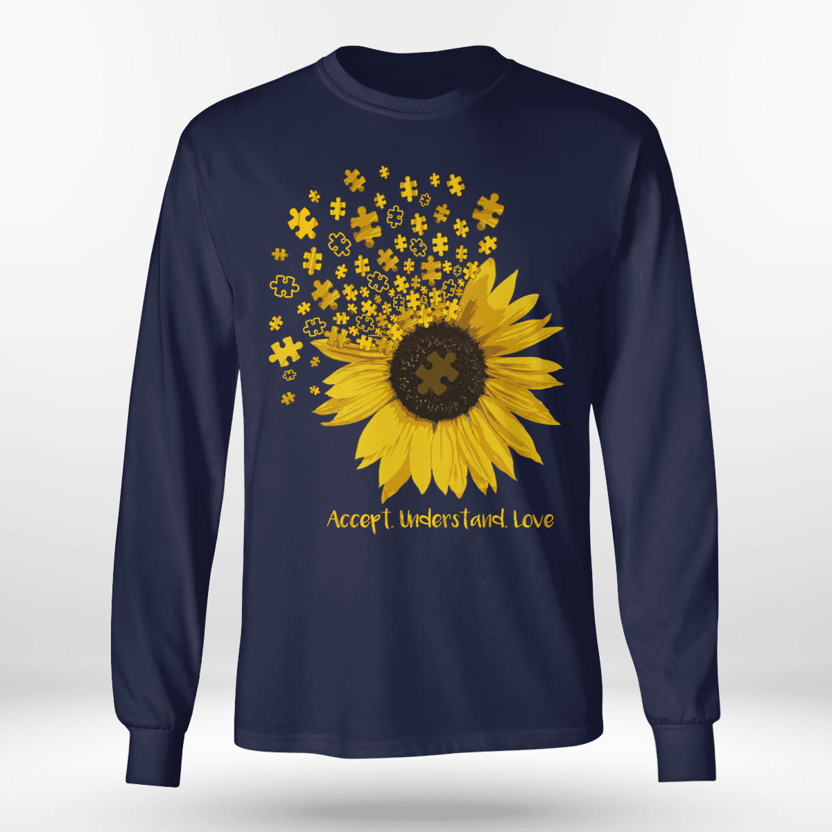 Act - Understand - Love The Autism T-Shirt, Gift for People with Depression,