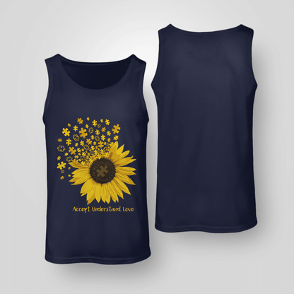 Act - Understand - Love The Autism T-Shirt, Gift for People with Depression,