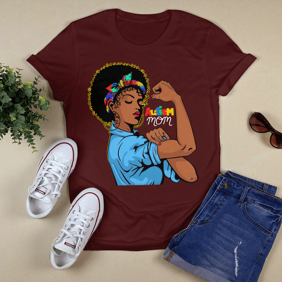 Autism mom T-Shirt, Gift for People with Depression