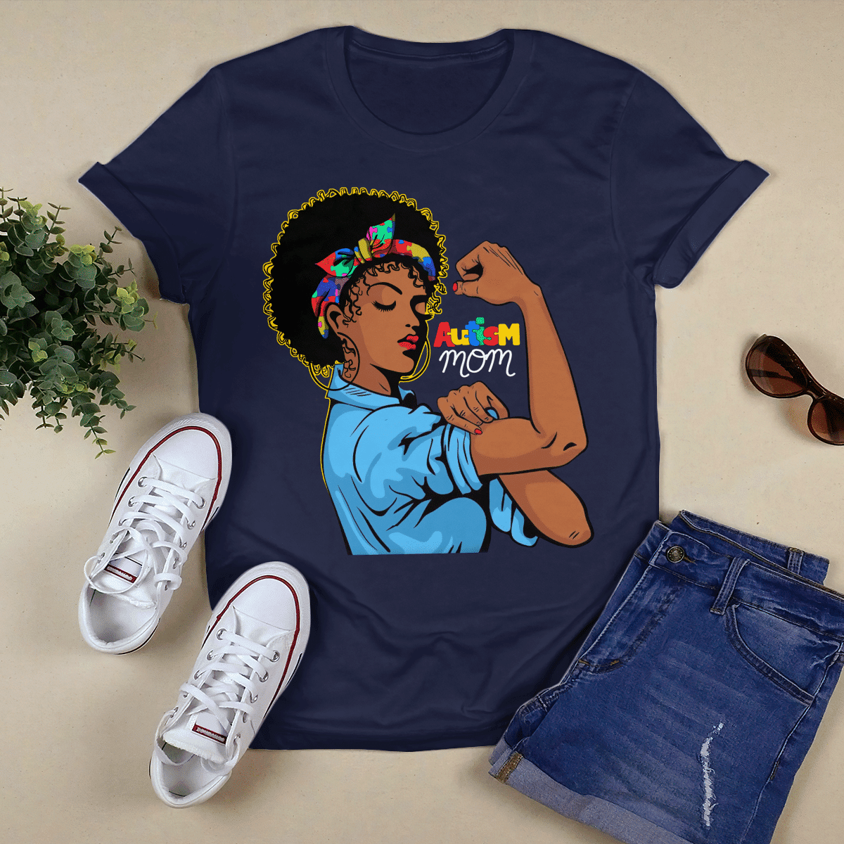 Autism mom T-Shirt, Gift for People with Depression