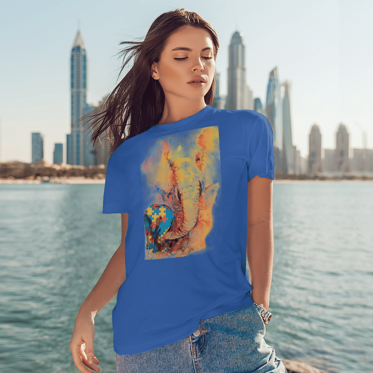 Autism - Elephant The Autism T-Shirt, Gift for People with Depression,