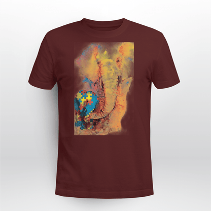 Autism - Elephant The Autism T-Shirt, Gift for People with Depression,