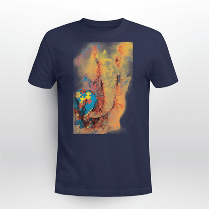 Autism - Elephant The Autism T-Shirt, Gift for People with Depression,