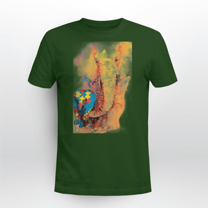 Autism - Elephant The Autism T-Shirt, Gift for People with Depression,