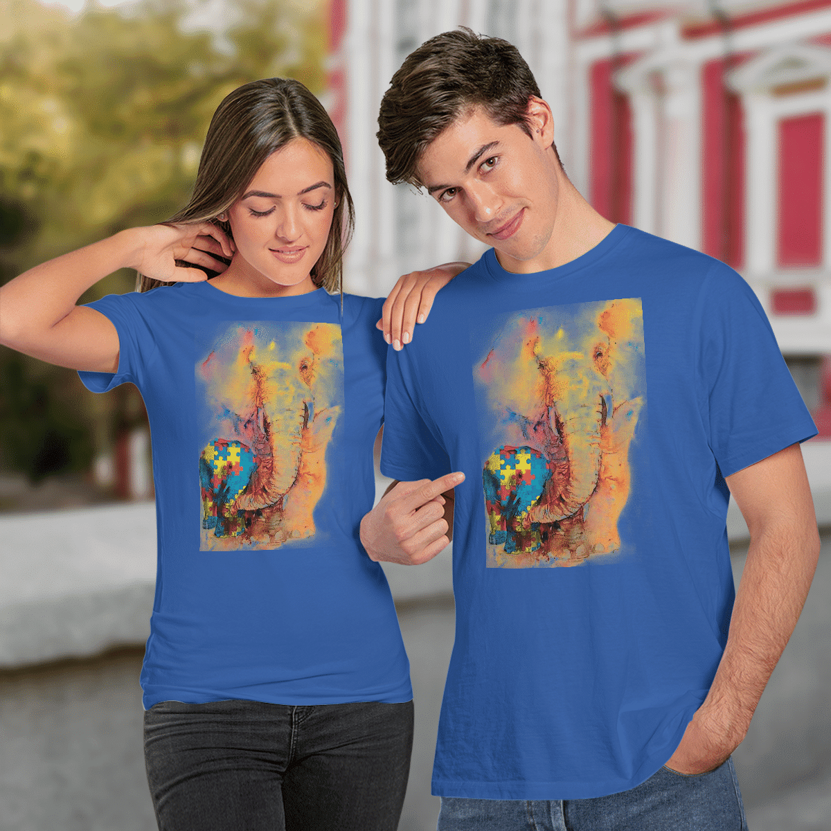 Autism - Elephant The Autism T-Shirt, Gift for People with Depression,
