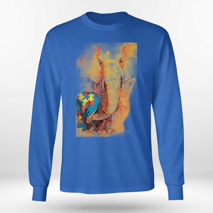 Autism - Elephant The Autism T-Shirt, Gift for People with Depression,