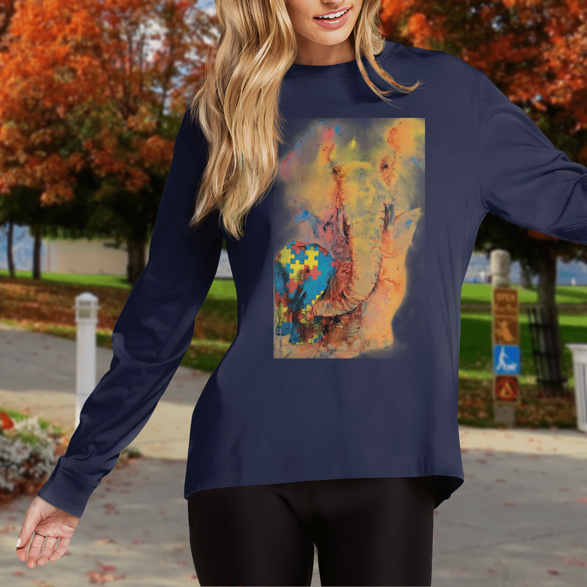 Autism - Elephant The Autism T-Shirt, Gift for People with Depression,