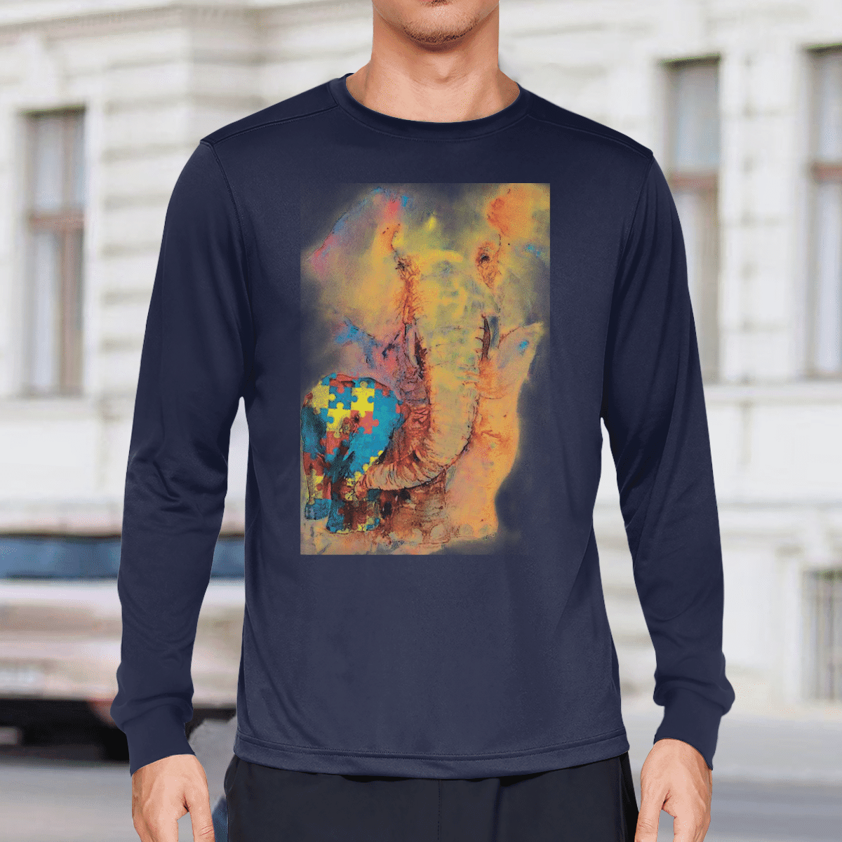 Autism - Elephant The Autism T-Shirt, Gift for People with Depression,