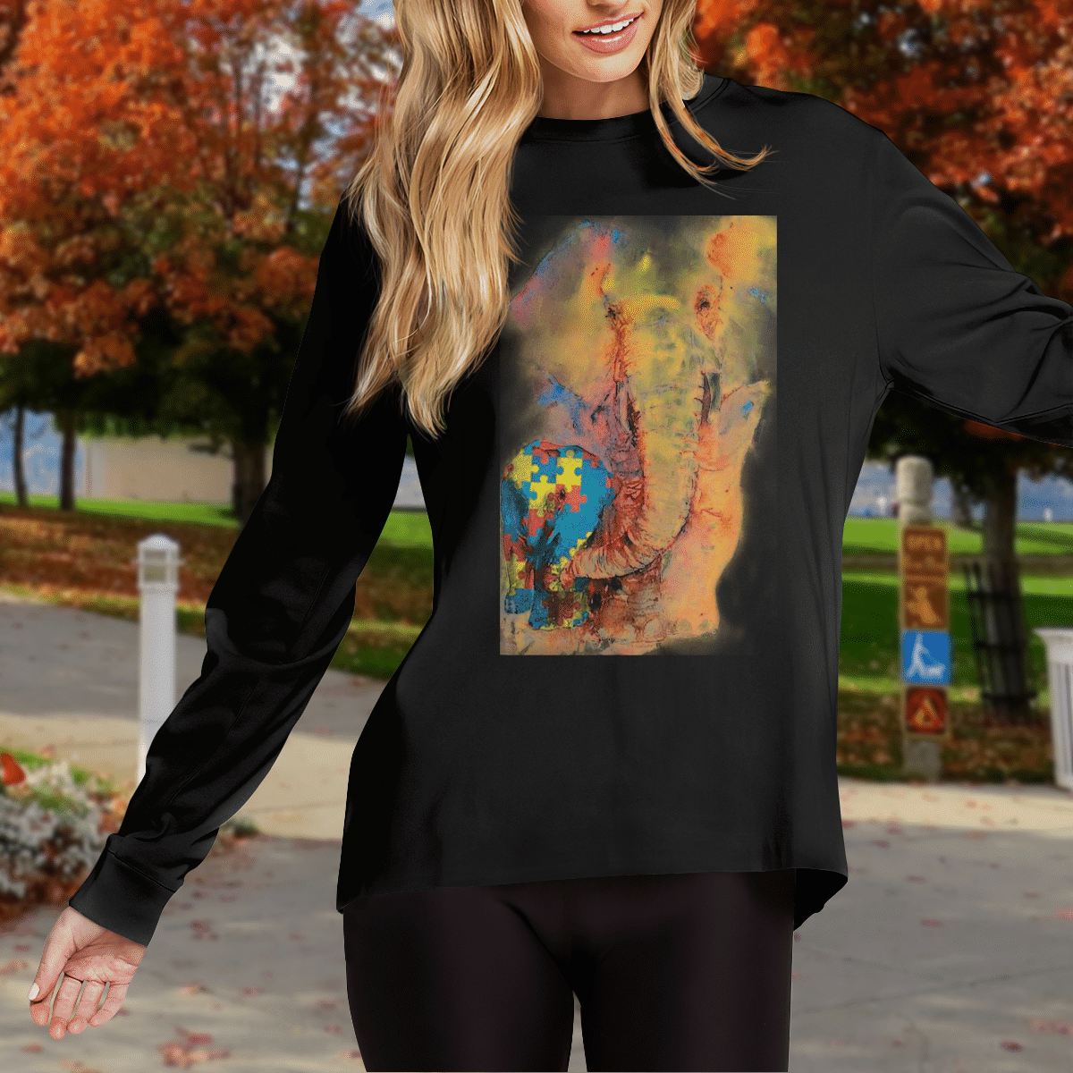 Autism - Elephant The Autism T-Shirt, Gift for People with Depression,