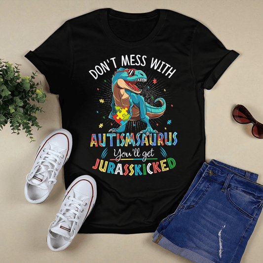 Autisurus The Autism T-Shirt, Gift for People with Depression,
