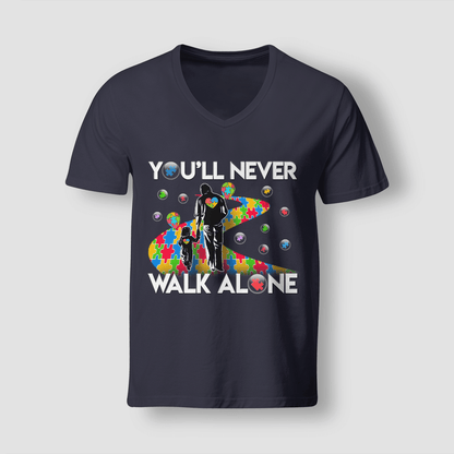 You'll never walk alone The Autism T-Shirt, Gift for People with Depression,