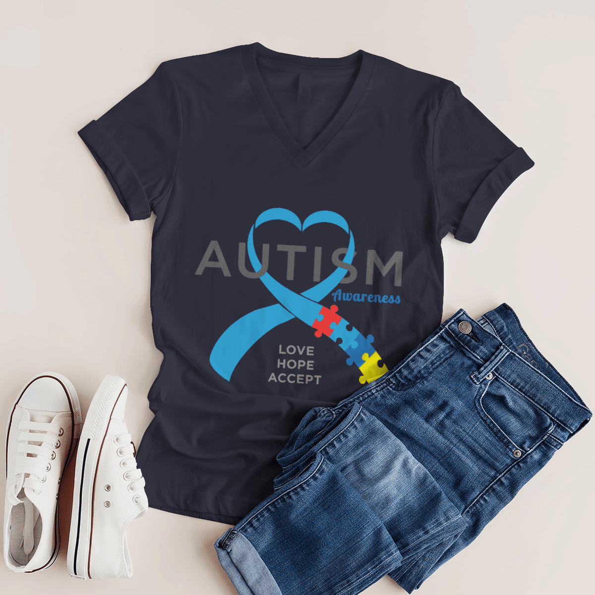 Autism Awareness The Autism T-Shirt, Gift for People with Depression,
