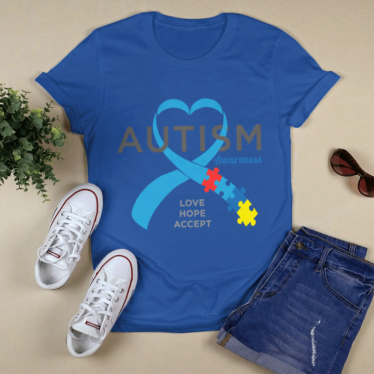 Autism Awareness The Autism T-Shirt, Gift for People with Depression,