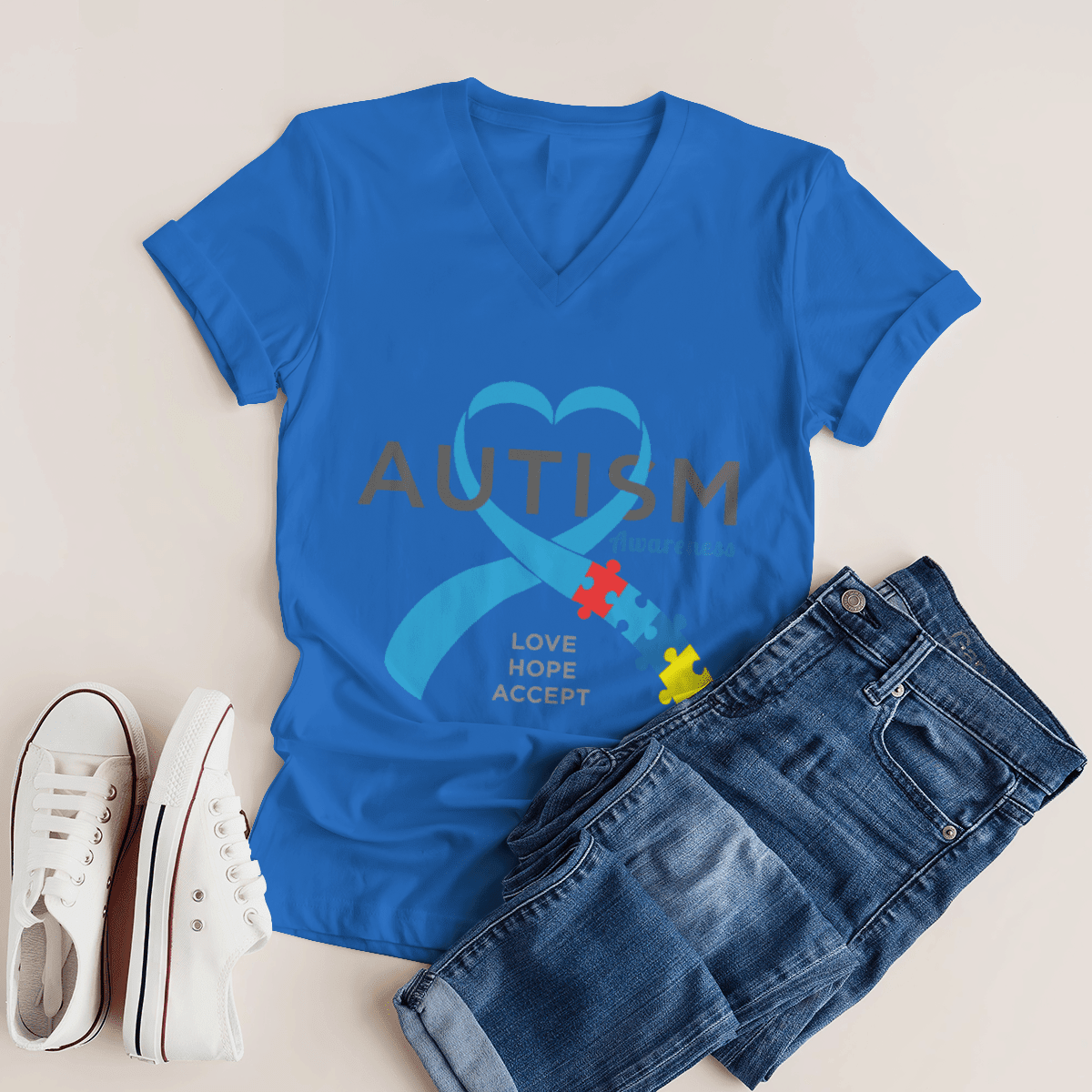 Autism Awareness The Autism T-Shirt, Gift for People with Depression,