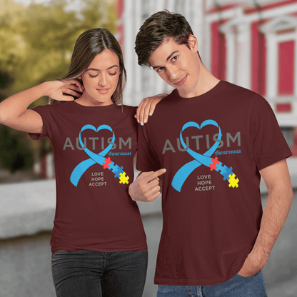 Autism Awareness The Autism T-Shirt, Gift for People with Depression,