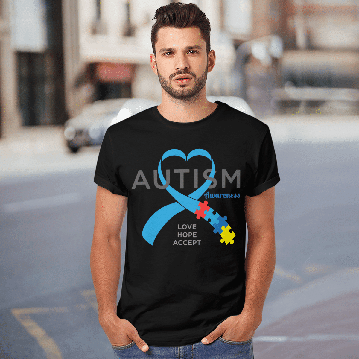 Autism Awareness The Autism T-Shirt, Gift for People with Depression,
