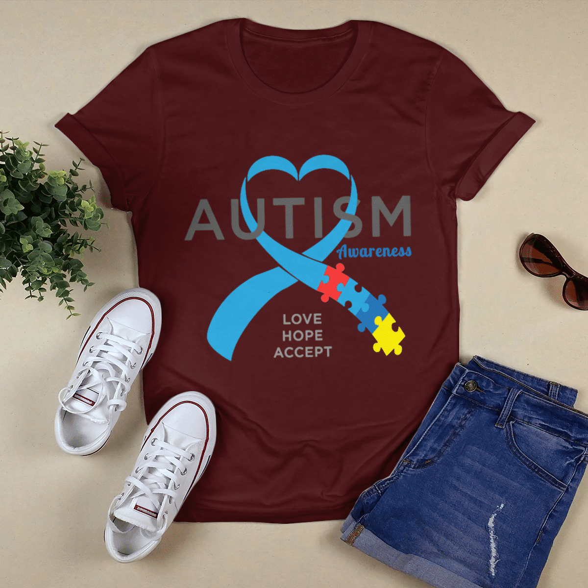 Autism Awareness The Autism T-Shirt, Gift for People with Depression,