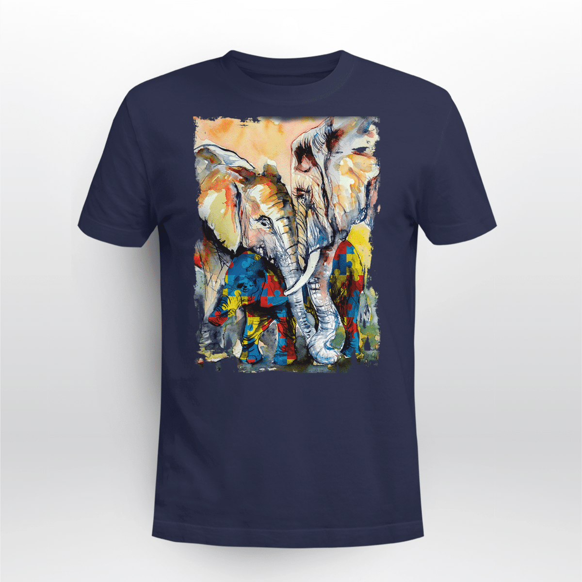 Autism - Elephant The Autism T-Shirt, Gift for People with Depression,