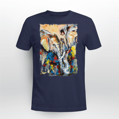 Autism - Elephant The Autism T-Shirt, Gift for People with Depression,