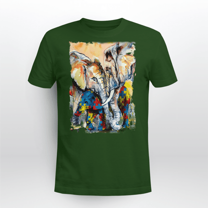 Autism - Elephant The Autism T-Shirt, Gift for People with Depression,