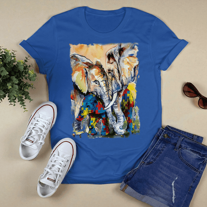Autism - Elephant The Autism T-Shirt, Gift for People with Depression,