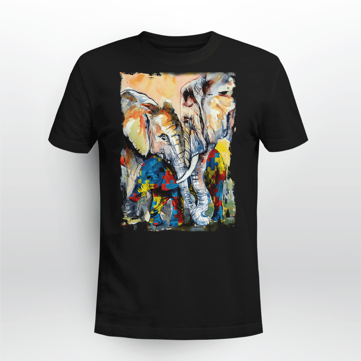 Autism - Elephant The Autism T-Shirt, Gift for People with Depression,