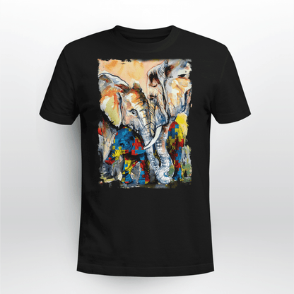Autism - Elephant The Autism T-Shirt, Gift for People with Depression,